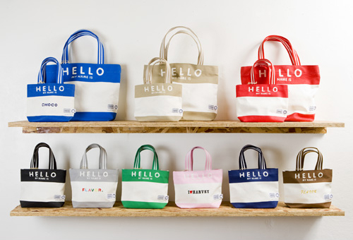 HELLO MINI TOTE BAGS